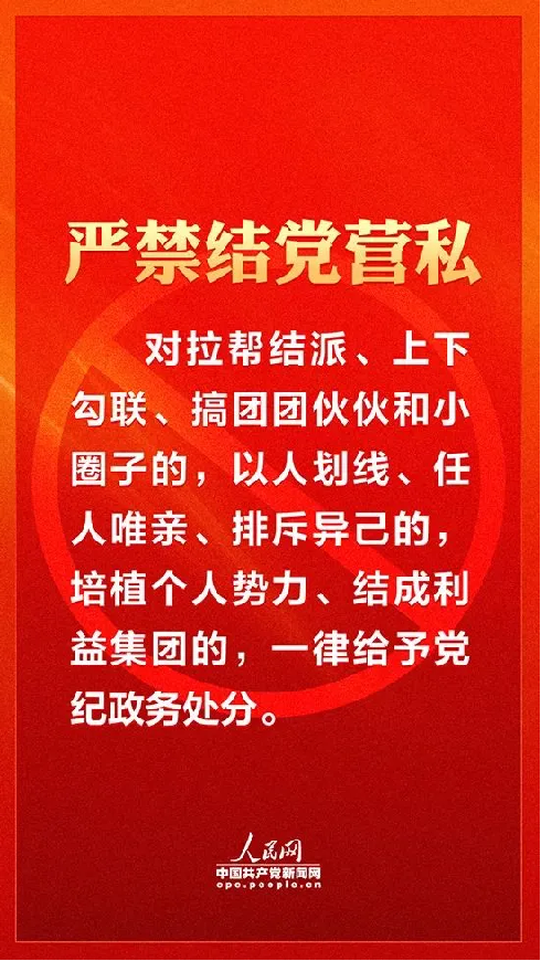 严肃换届纪律 牢记十个“严禁”